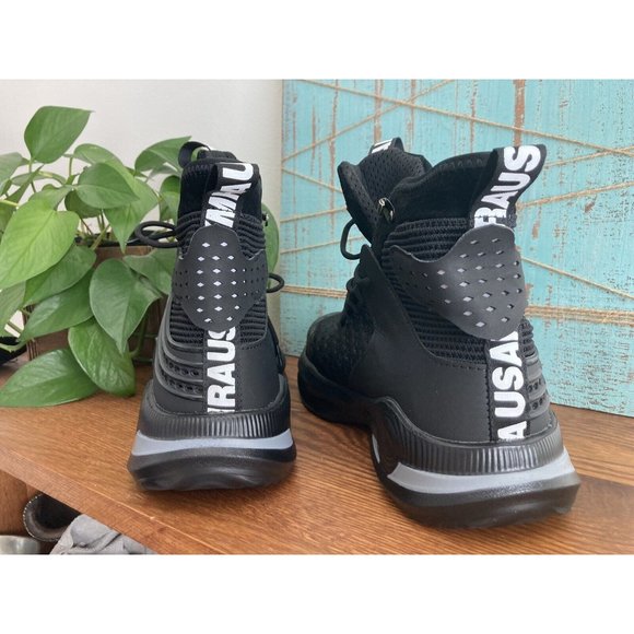 High-top Safety Shoes Construction Protective Men Size 10 Steel Toe Breathable - Picture 5 of 10